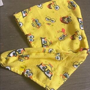 SpongeBob Yellow Microfiber Hair Towel